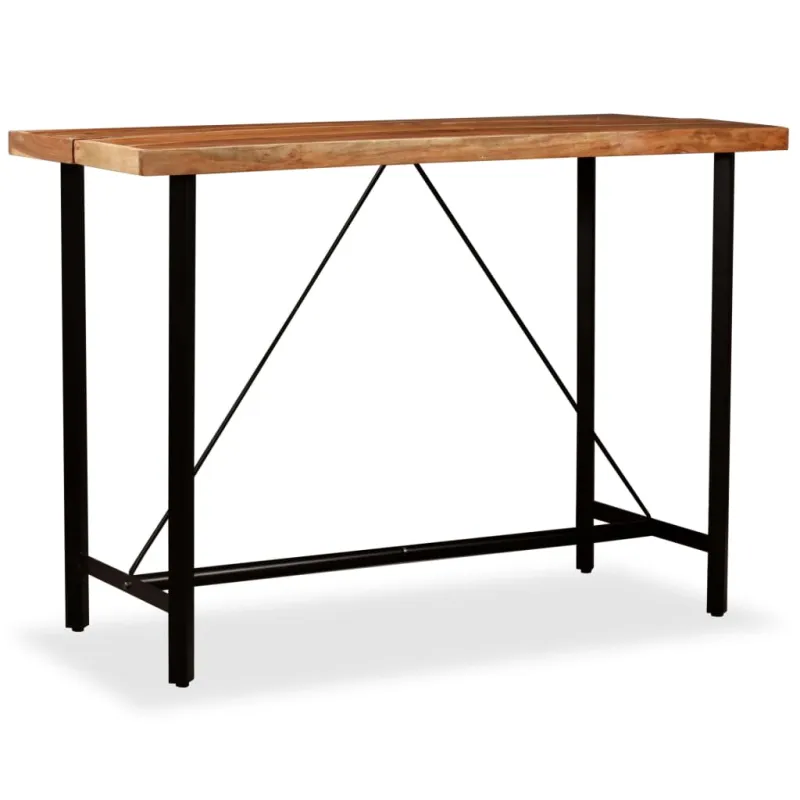 Baro stalas, akacijos mediena, 150x70x107 cm