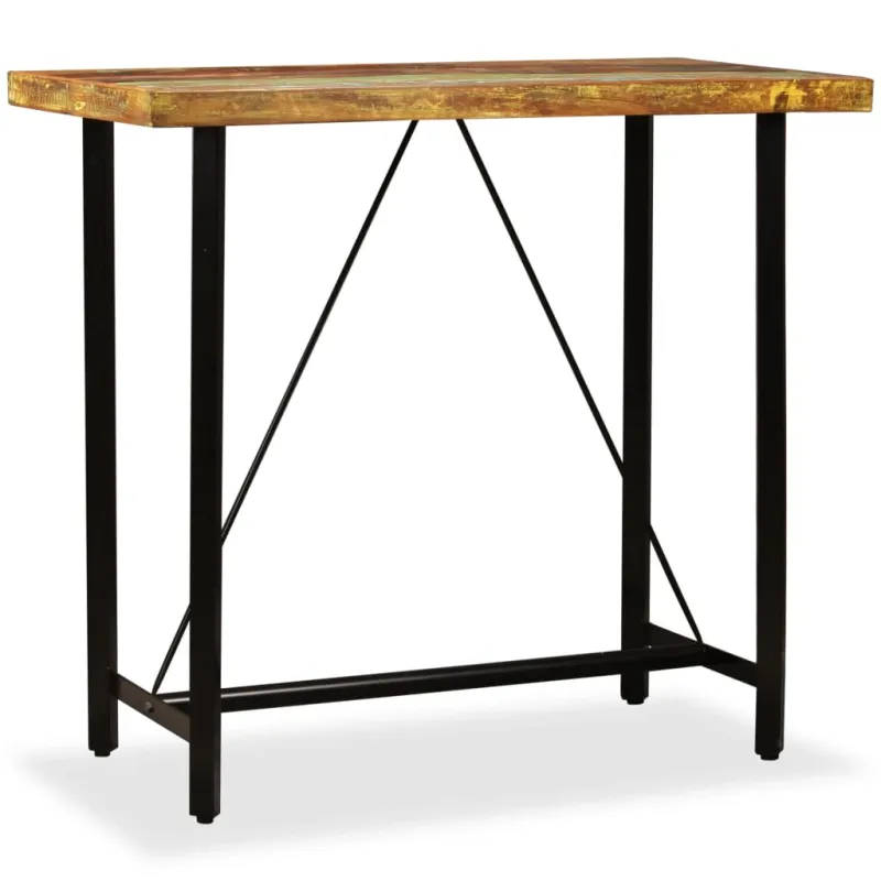 Baro stalas, perdirbta mediena, 120x60x107cm