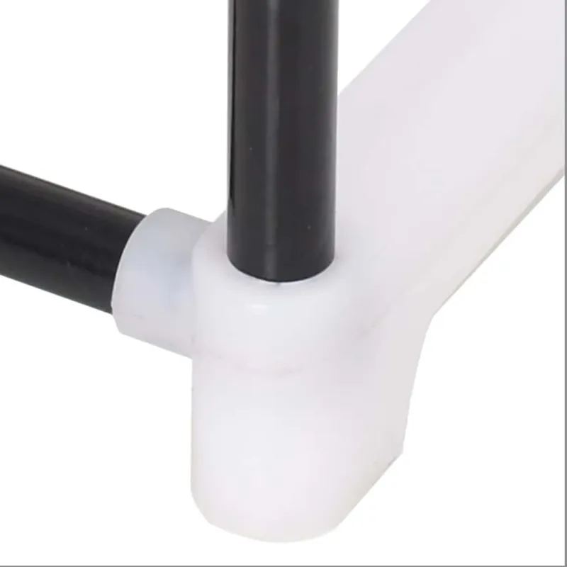Stovas batams, 7 lentynos, metalinis ir plastikinis, juodas
