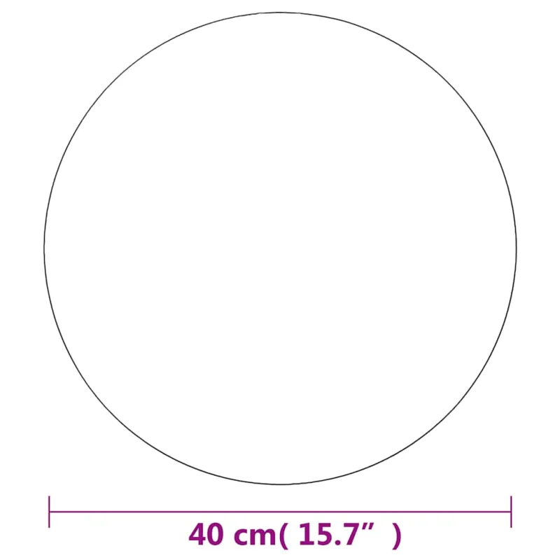 Sieninis veidrodis, 40cm, apvalus, stiklas