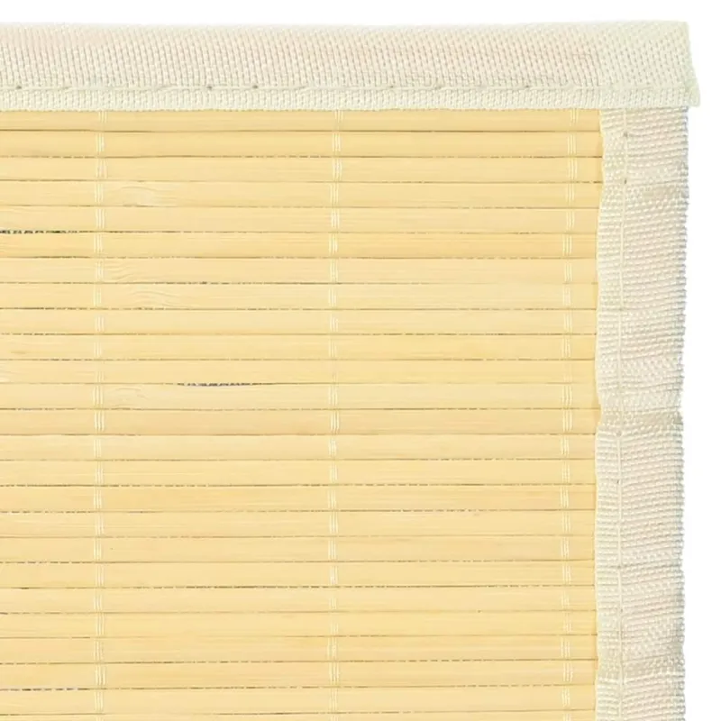 Bambukinis kilimas, 100x160 cm, natūralios spalvos