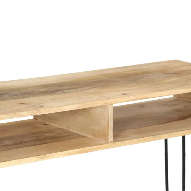 Konsolinis staliukas, mango medienos masyvas, 115x35x76cm