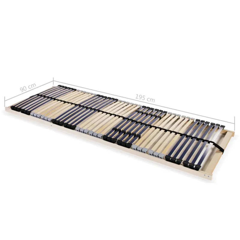 Grotelės lovai su 42 lentjuostėmis, 7 zonos, 90x200cm