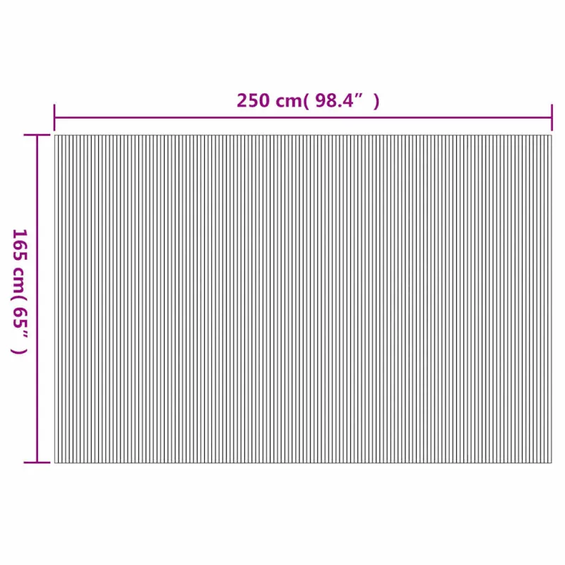 Kambario pertvara, natūralios spalvos, plotis 250 cm, aukštis 165 cm, bambukas