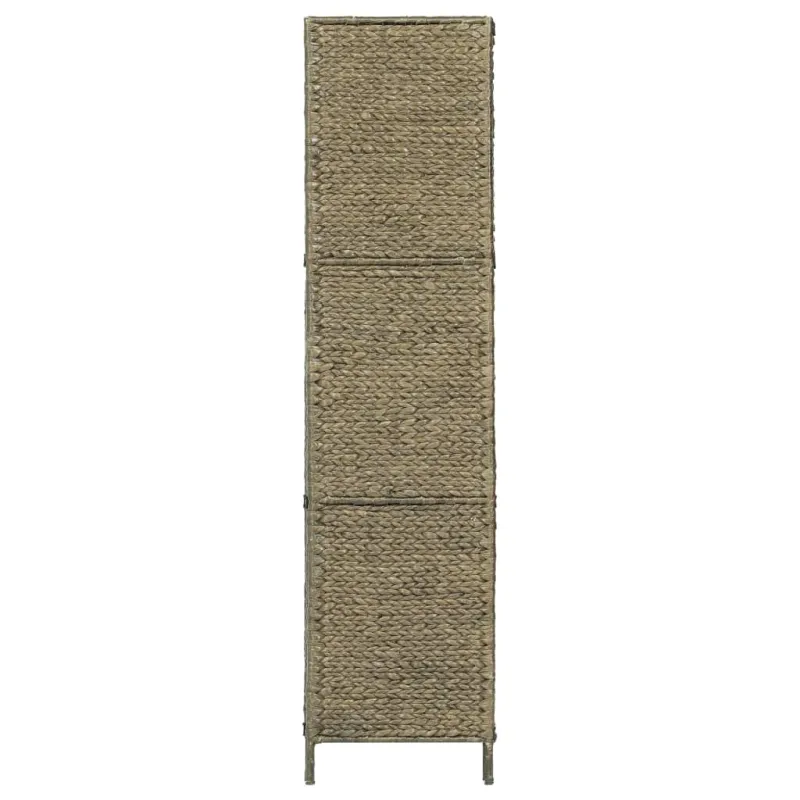 3 dalių kambar. pertvara, ruda, 116 x 160 cm, vandens hiacintas