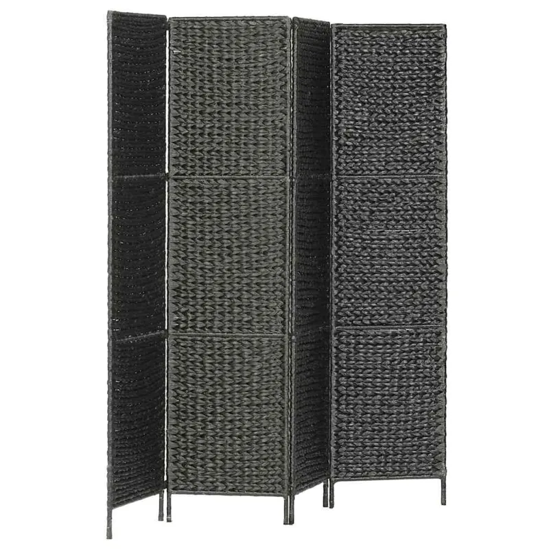Kambario pertvara, 4 d., juoda, 154 x 160 cm, vandens hiacintas