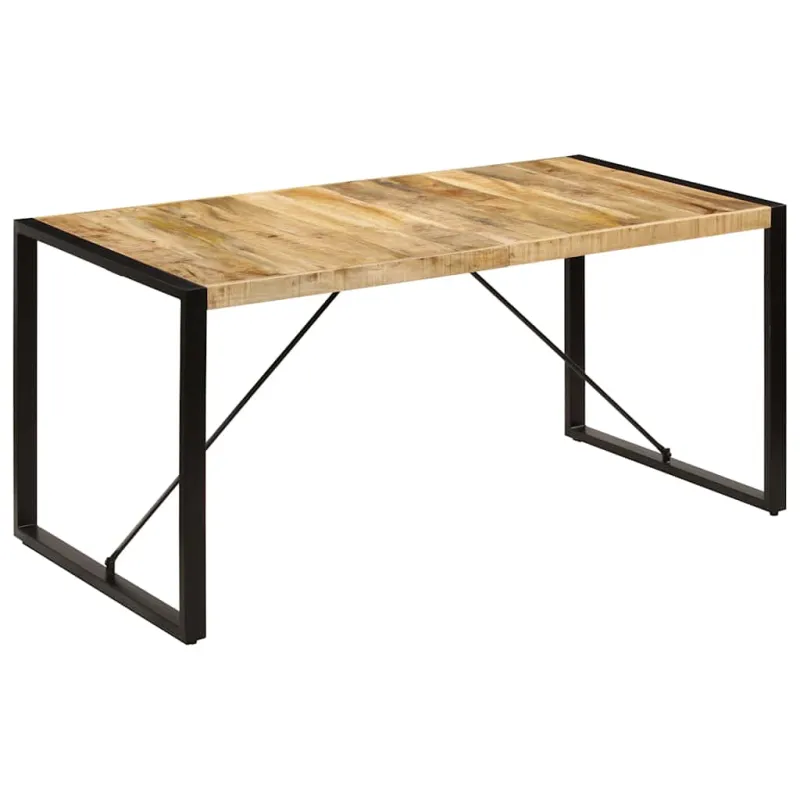 Valgomojo stalas, 160x80x75cm, mango medienos masyvas