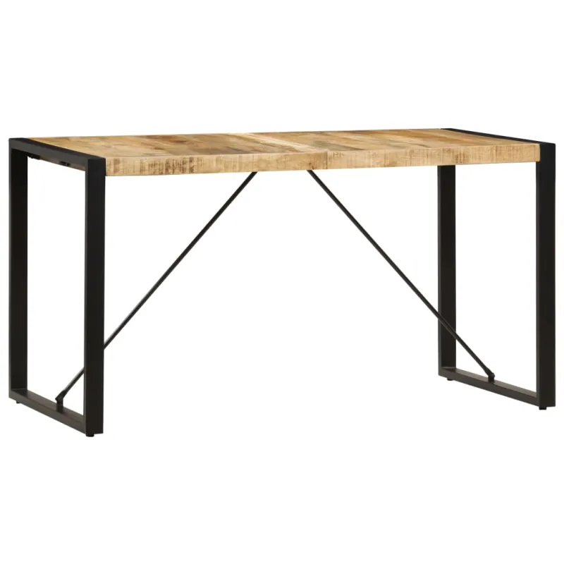Valgomojo stalas, 140x70x75cm, mango medienos masyvas