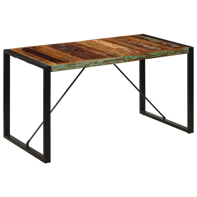 Valgomojo stalas, 140x70x75cm, perdirbtos medienos masyvas