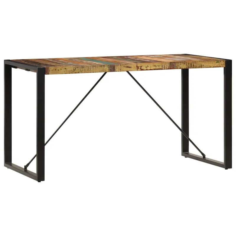 Valgomojo stalas, 140x70x75cm, perdirbtos medienos masyvas