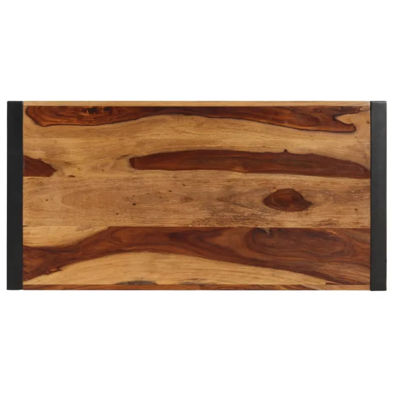 Valgomojo stalas, 120x60x76 cm, rausv. dalb. medienos masyvas