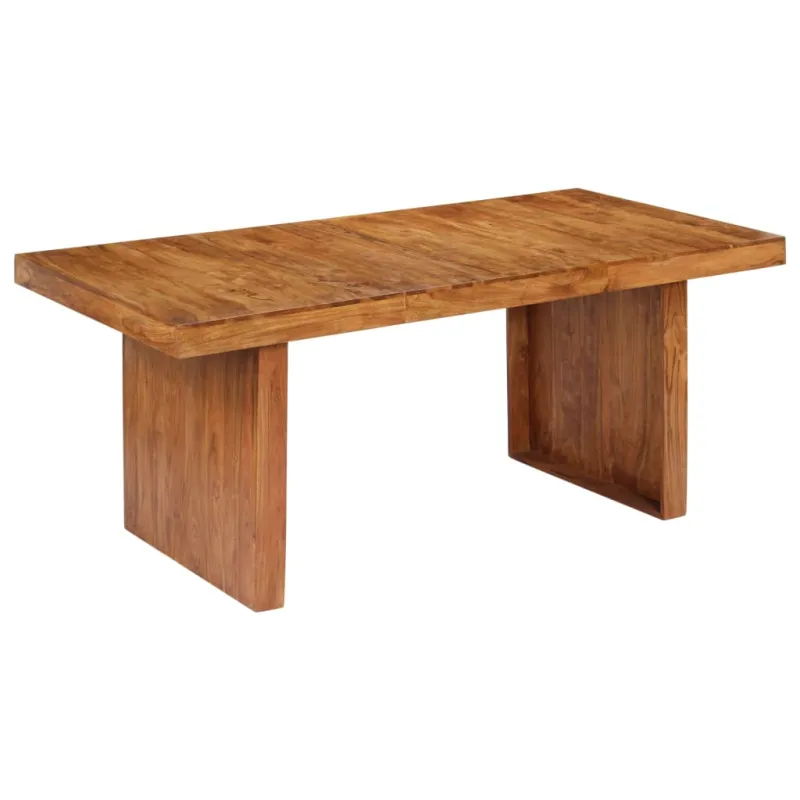 Valgomojo stalas, 180x90x75 cm, akacijos medienos masyvas