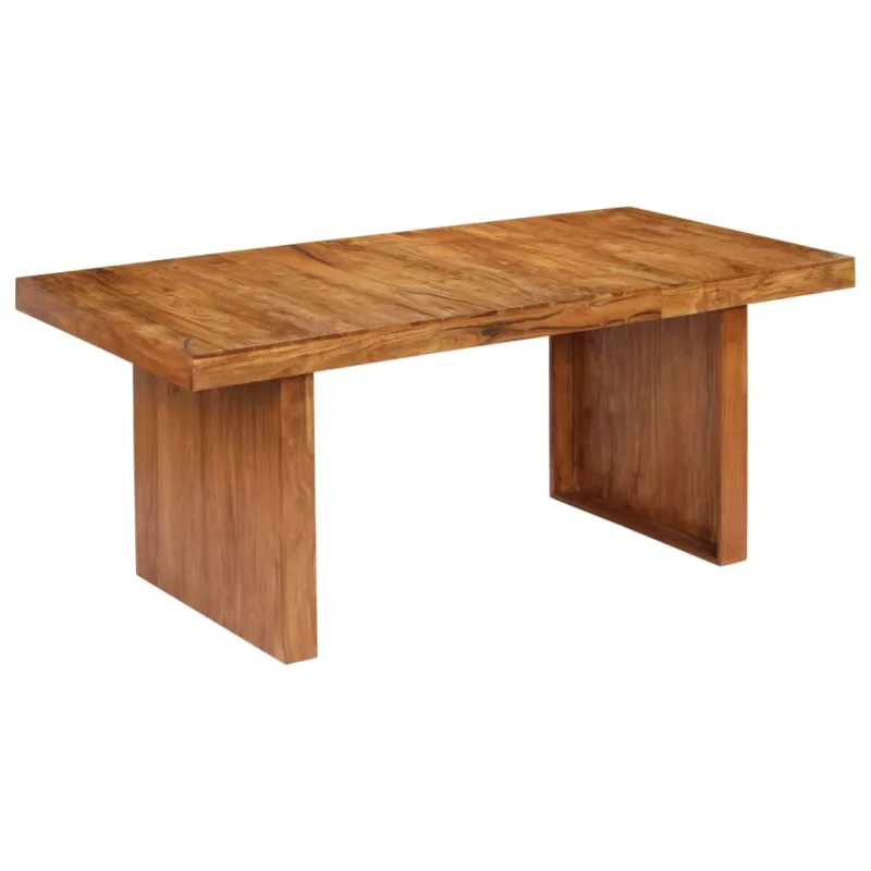 Valgomojo stalas, 180x90x75 cm, akacijos medienos masyvas