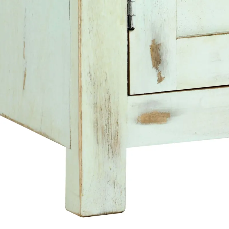 Šoninė spintelė, švies. mėl. sp., 110x35x70cm, mango med. mas.