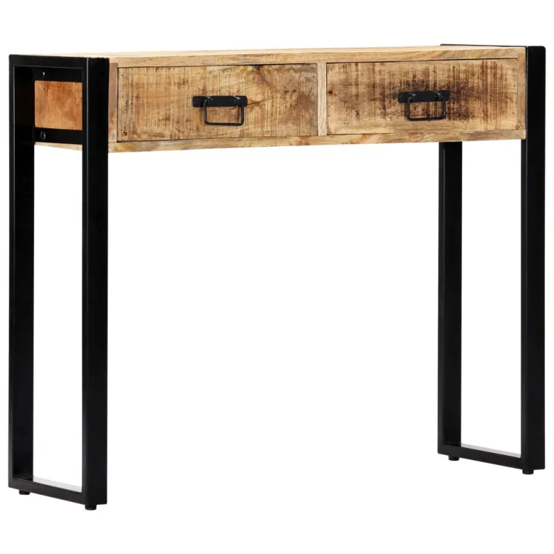 Konsolinis staliukas, 90x30x75 cm, mango medienos masyvas