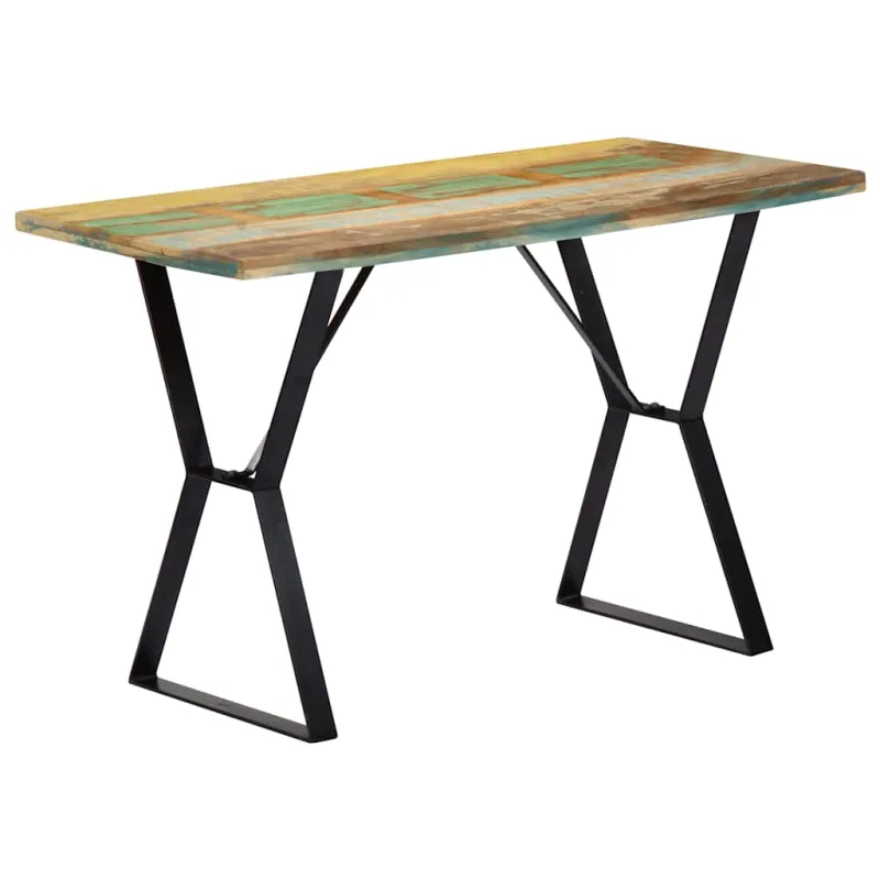 Valgomojo stalas, 120x60x76 cm, perdirbtos medienos masyvas