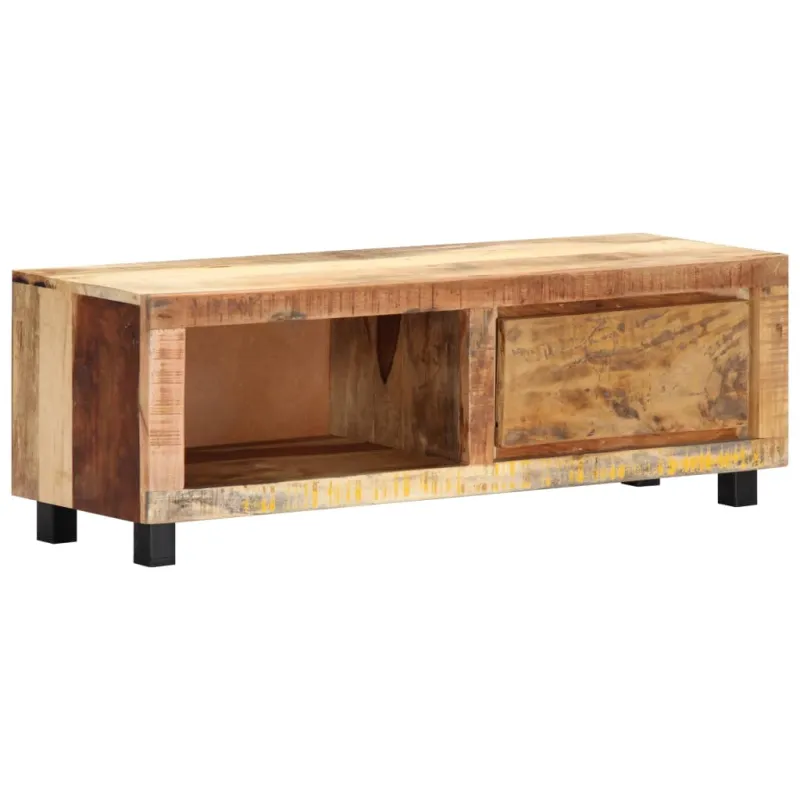 TV spintelė, 100x30x33cm, perdirbtos medienos masyvas