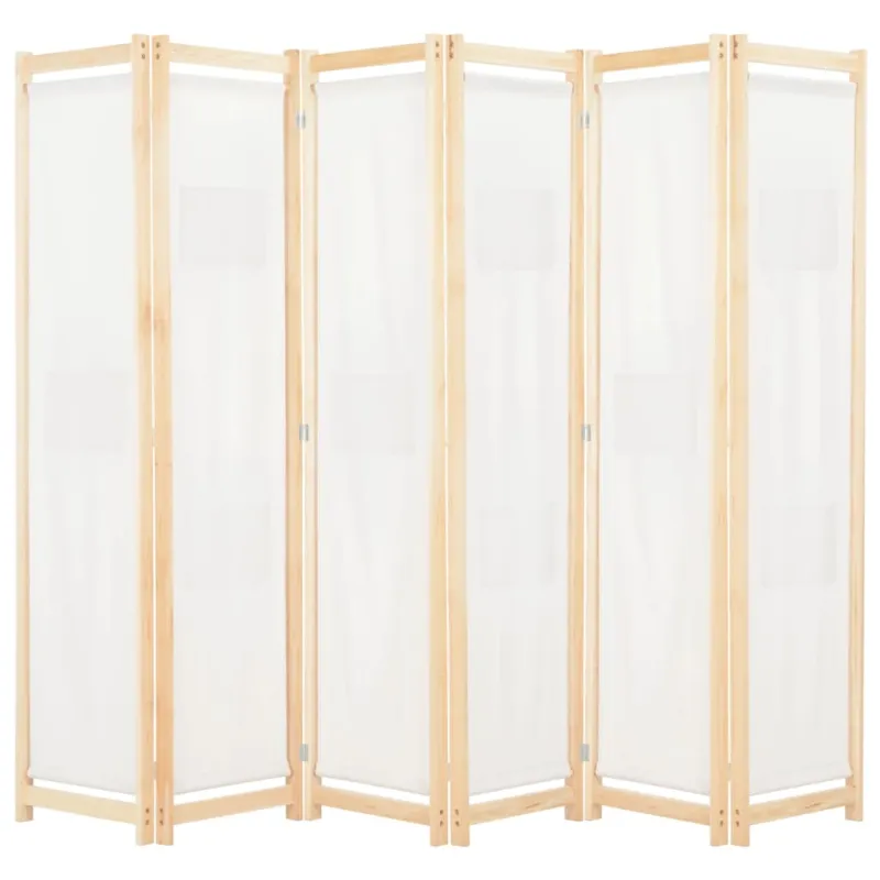 Kambario pertvara, 6 d., kreminės sp., 240x170x4cm, audinys