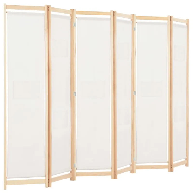 Kambario pertvara, 6 d., kreminės sp., 240x170x4cm, audinys