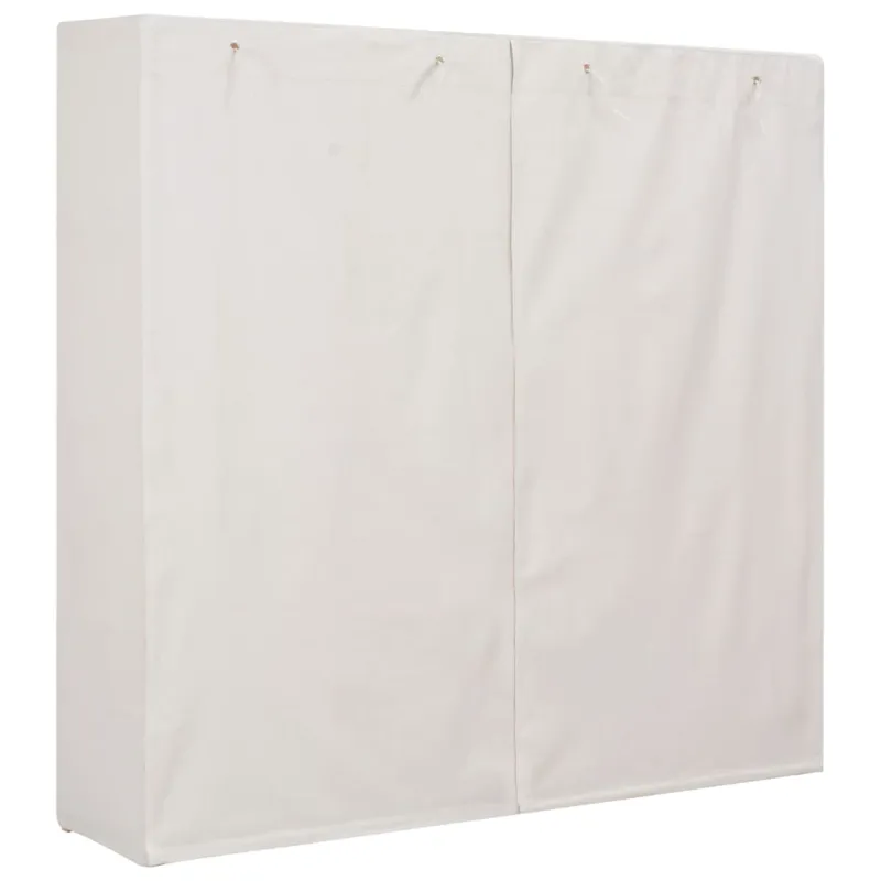 Drabužių spinta, baltos sp., 173x40x170cm, audinys
