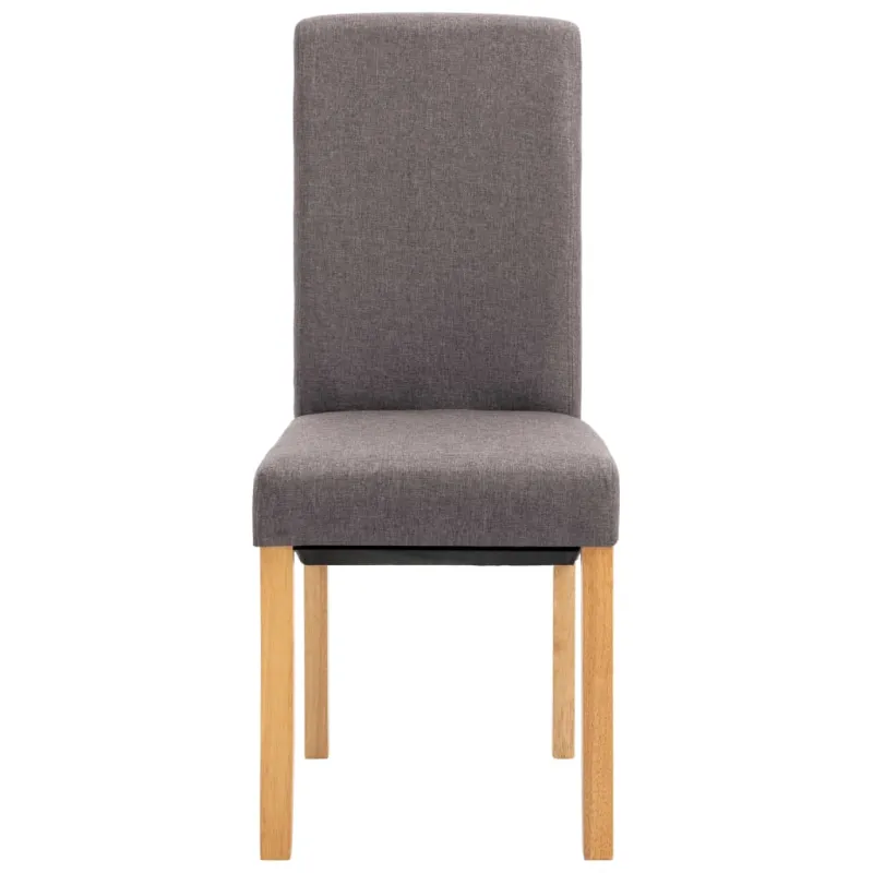 Valgomojo kėdės, 4vnt., taupe spalvos, audinys