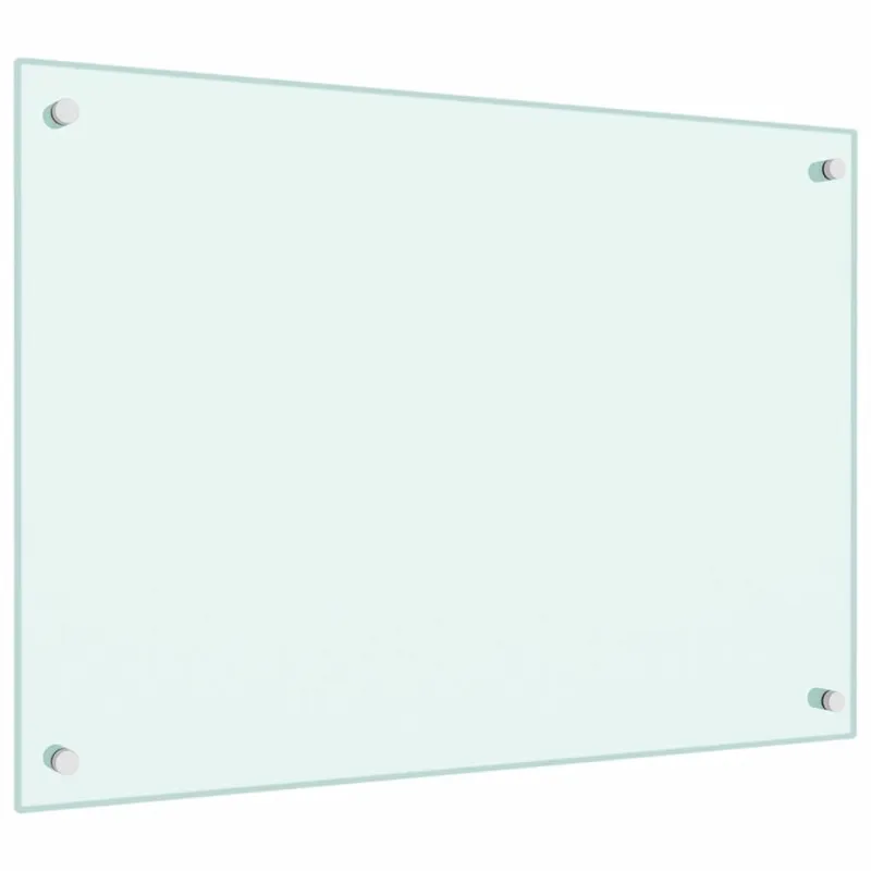 Virtuvės sienelė, pieno spalvos, 70x50cm, grūdintas stiklas