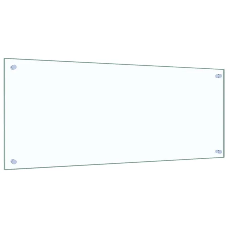 Virtuvės sienelė, skaidri, 100x40 cm, grūdintas stiklas