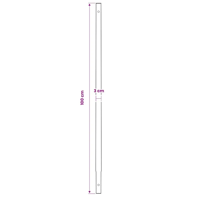 Plieninis 18 cm Žemės Grąžtas su Rankena ir Ilgintuvais, 5 m
