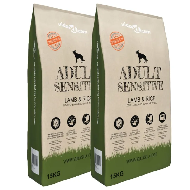 Sausas maistas šunims, Adult Sensitive Lamb & Rice, 2vnt., 30kg