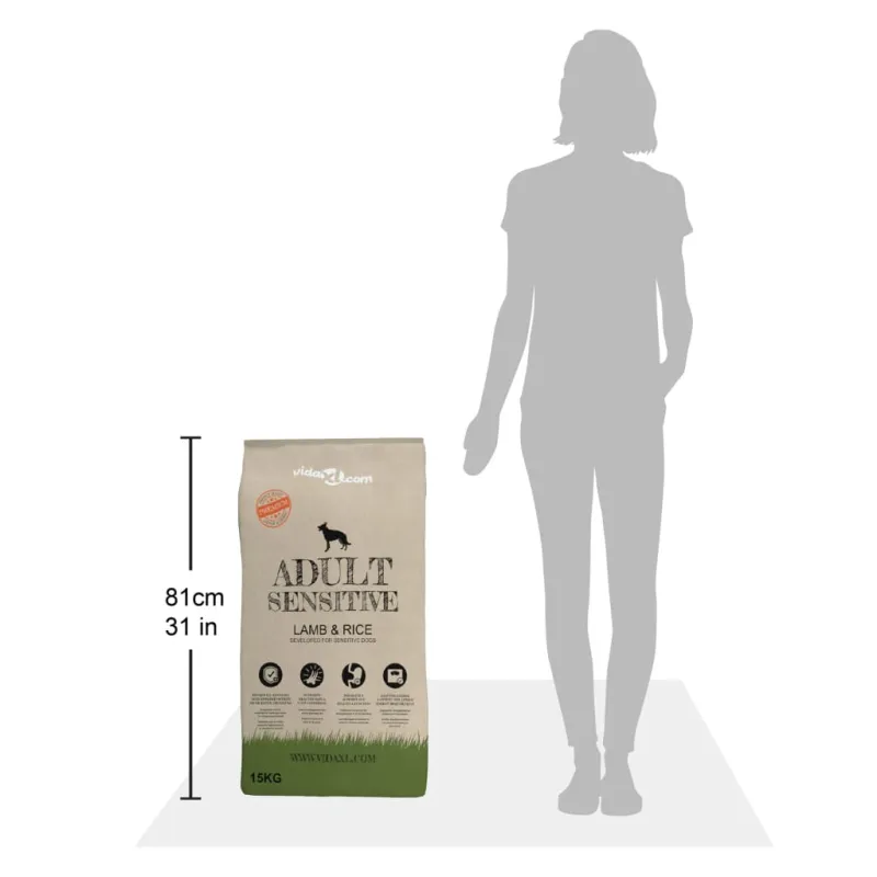 Sausas maistas šunims, Adult Sensitive Lamb & Rice, 2vnt., 30kg