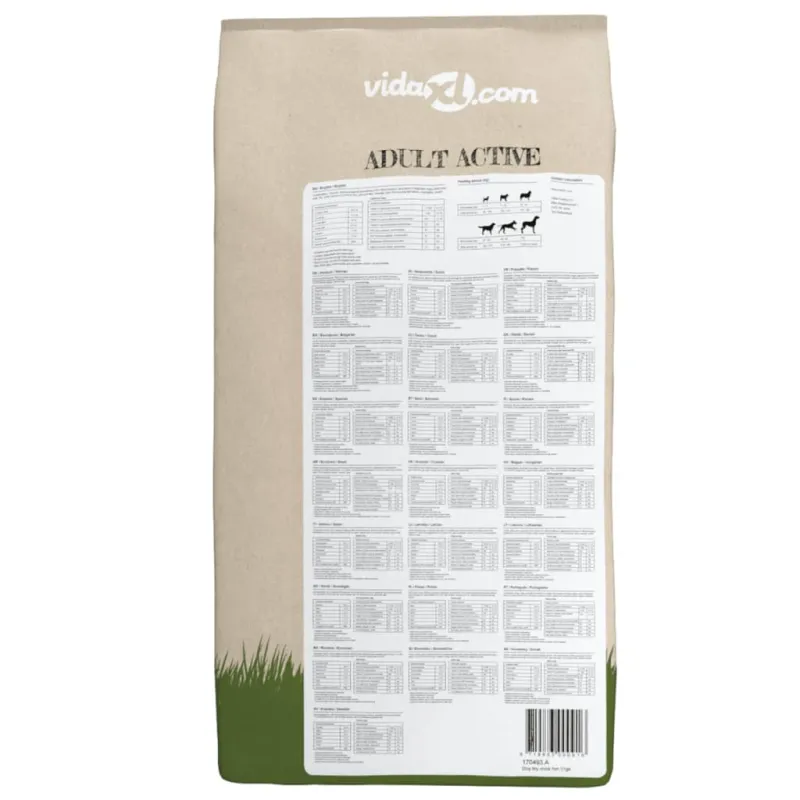 Sausas maistas šunims, Adult Active Chicken & Fish, 2vnt., 30kg