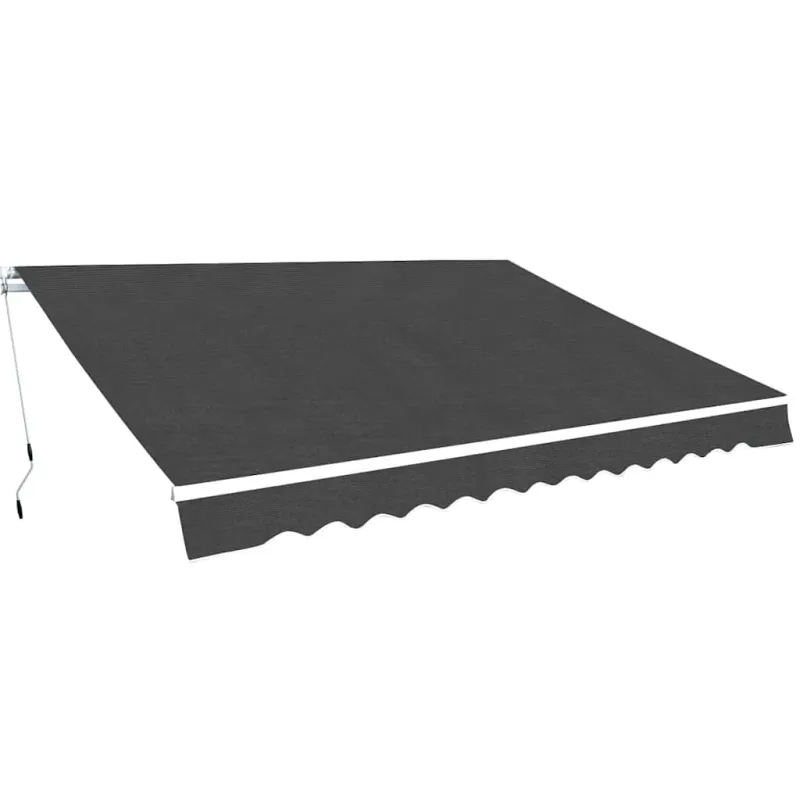 Sulankstoma markizė, vald. rank. būd., 350cm, antracito spalvos