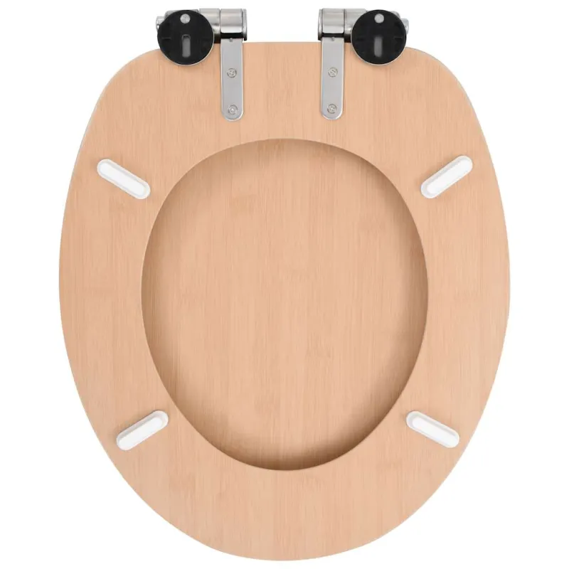 Klozeto sėd. 2 d. su minkšto užd. dang., MDF, bambukų raštų