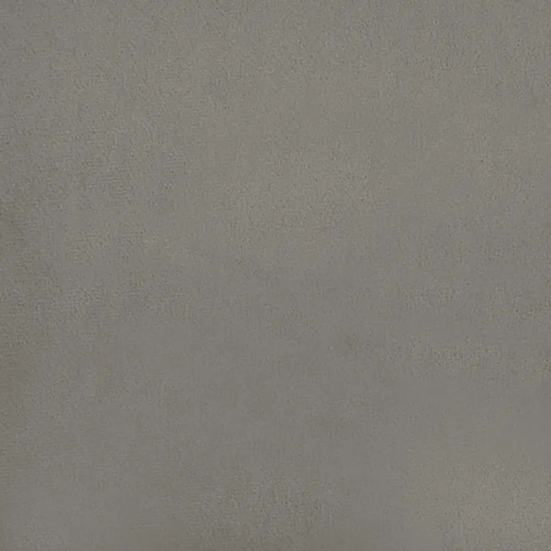 Lova su spyruoklėmis ir čiužiniu, pilka, 140x200 cm, aksomas