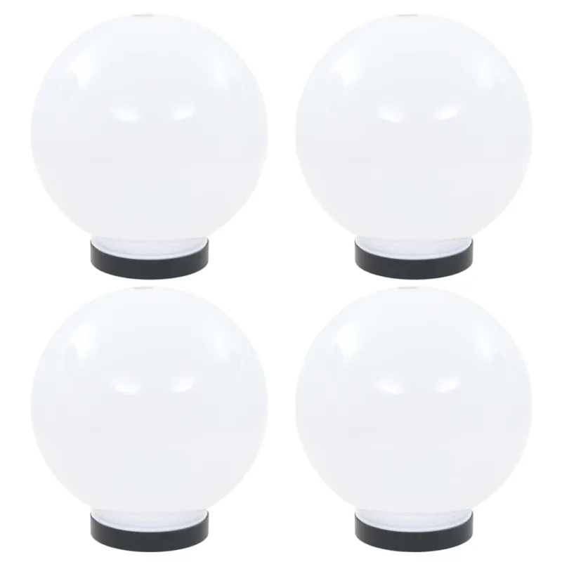 LED lempos, rutulio formos, 4vnt., sferinės, 20cm, PMMA