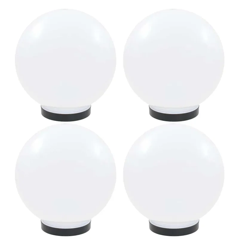 LED lempos, rutulio formos, 4vnt., sferinės, 25cm, PMMA