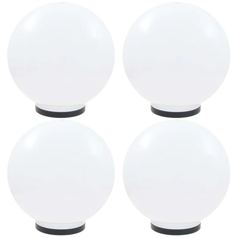 LED lempos, rutulio formos, 4vnt., sferinės, 40cm, PMMA