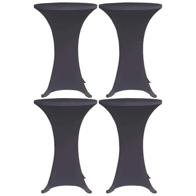 Staltiesės, 4vnt., antracito sp., 70 cm, įtempiamos (2x131429)