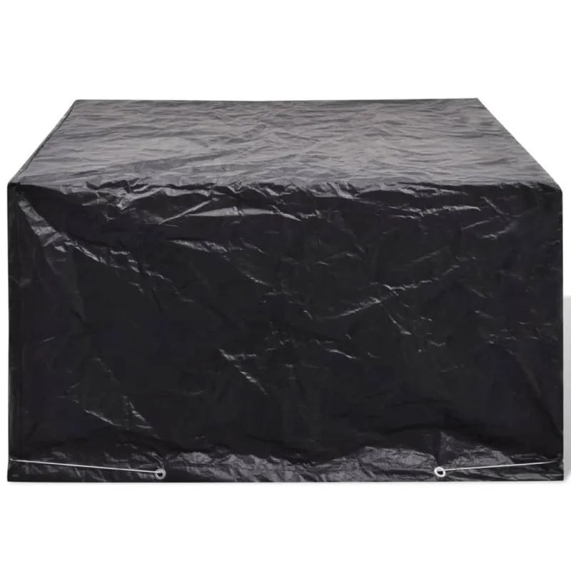 Sodo baldų uždangalai, 2 vnt., 172x113cm, poliratanas, 8 kilpos