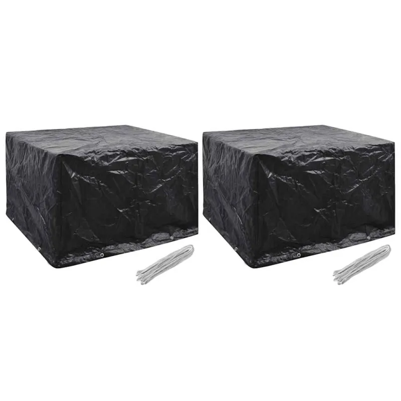 Sodo baldų uždangalai, 2vnt., 135x135x90 cm, 8 kilpos (2x41645)