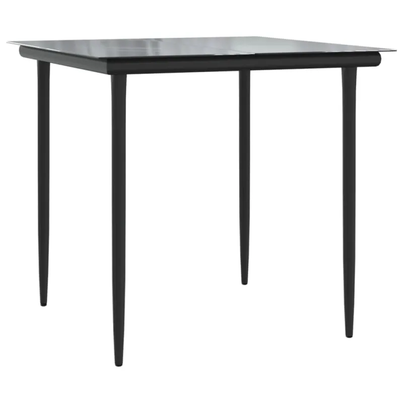 Bistro-Setti pehmusteilla, 3-os osat, ruskea, polyrattana