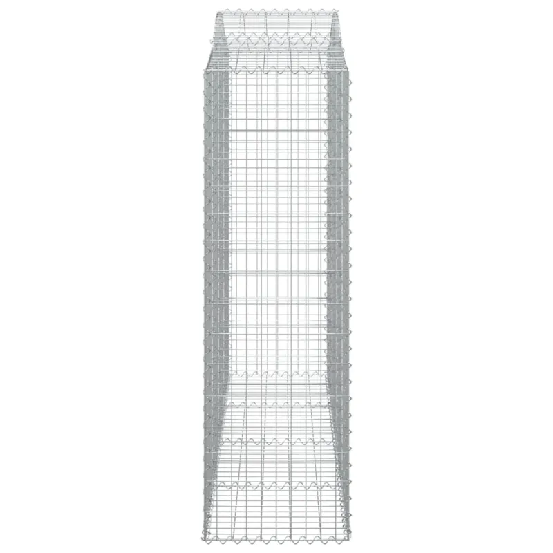 Išlenkti gabiono krepšiai, 8vnt., 200x50x160/180cm, geležis