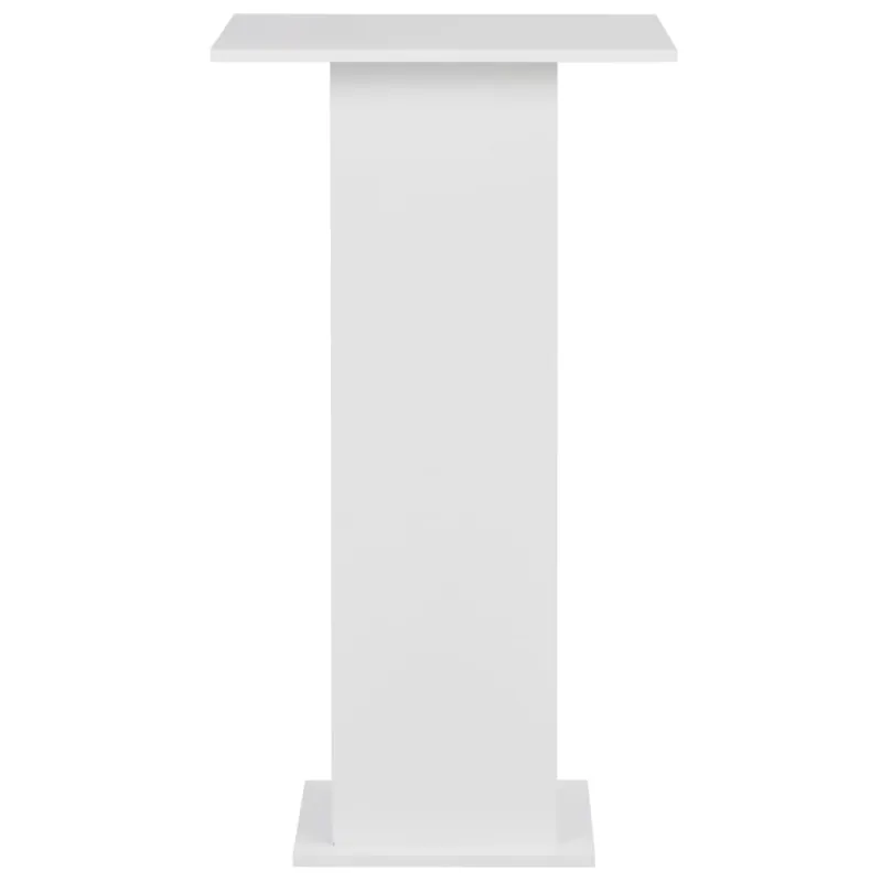 Baro stalas, 60x60x110cm, baltas