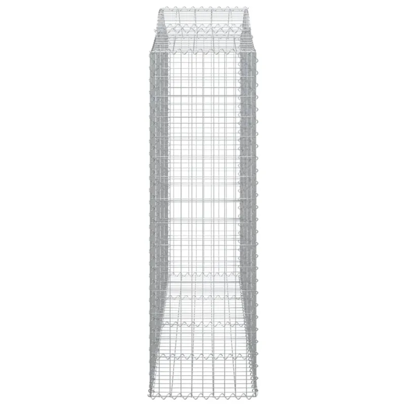 Išlenkti gabiono krepšiai, 13vnt., 200x50x160/180cm, geležis