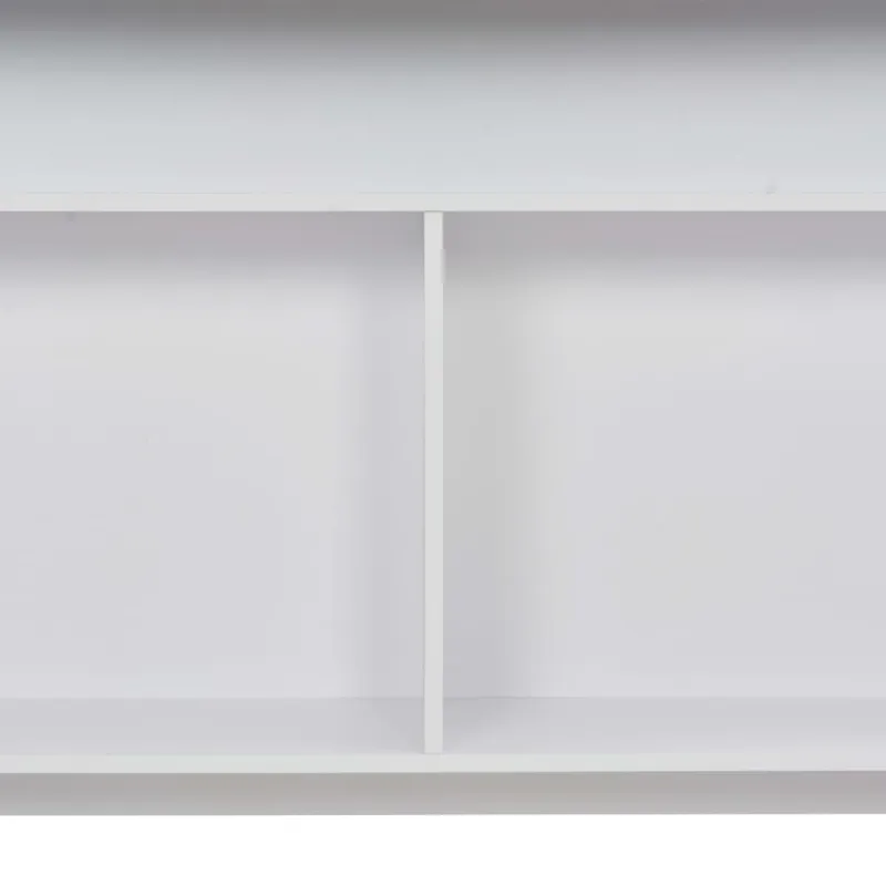 Baro stalas su 2 stalviršiais, baltos sp., 130x40x120cm