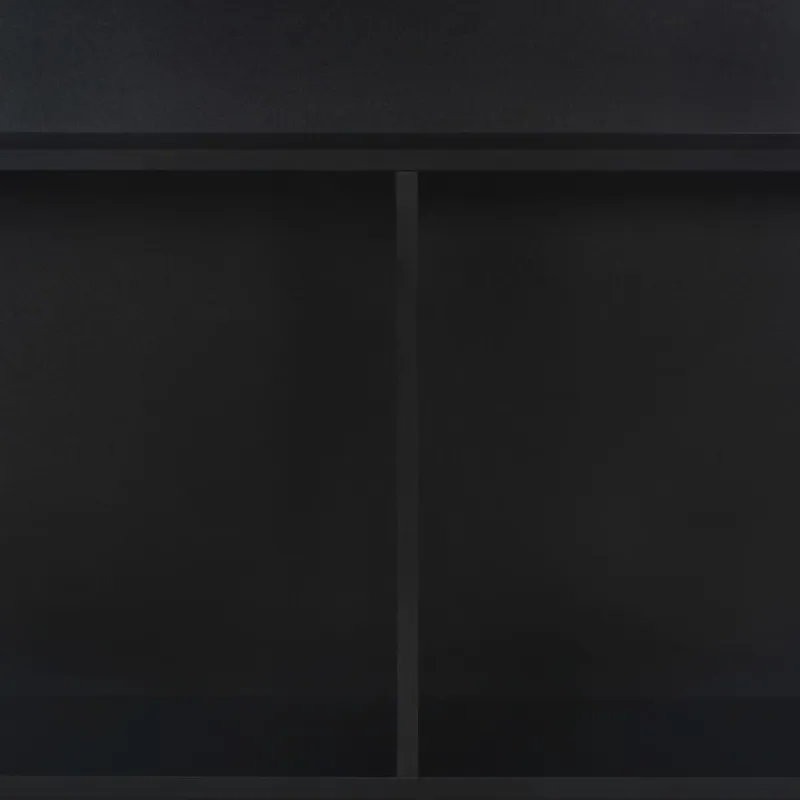 Baro stalas su 2 stalviršiais, juodos sp., 130x40x120cm