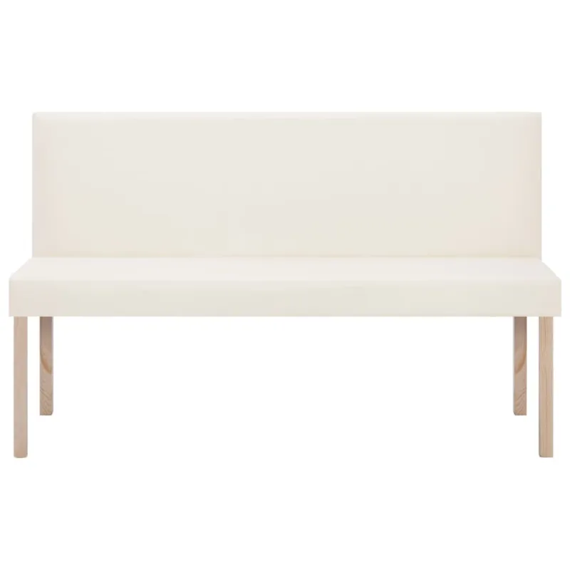 Suoliukas, kreminės sp., 139,5cm, dirbtinė oda
