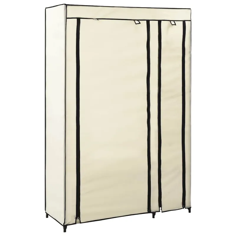 Sulanks. drab. spintos, 2vnt., krem. sp., 110x45x175cm, audinys
