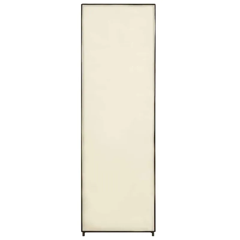 Drabužių spinta, kreminės sp., 87x49x159cm, audinys
