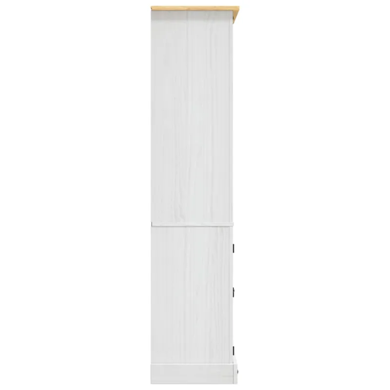 Indauja, balta, 80x40x170cm, meksikinė pušis, Corona serija